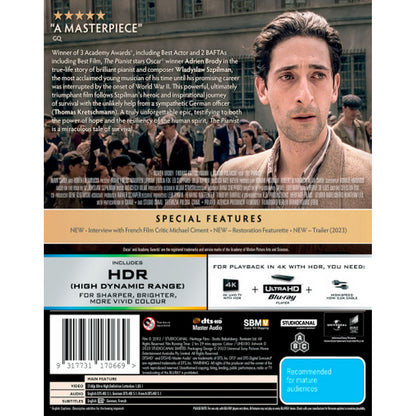 The Pianist (Classics Remastered) 4K UltraHD