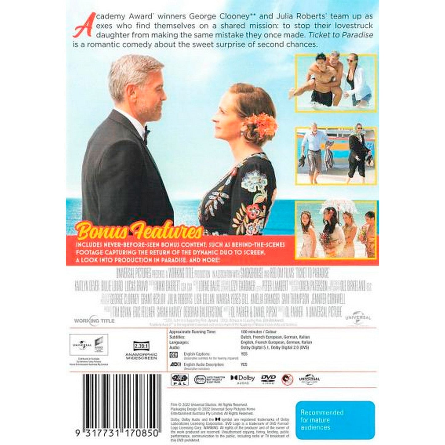 Ticket to Paradise DVD