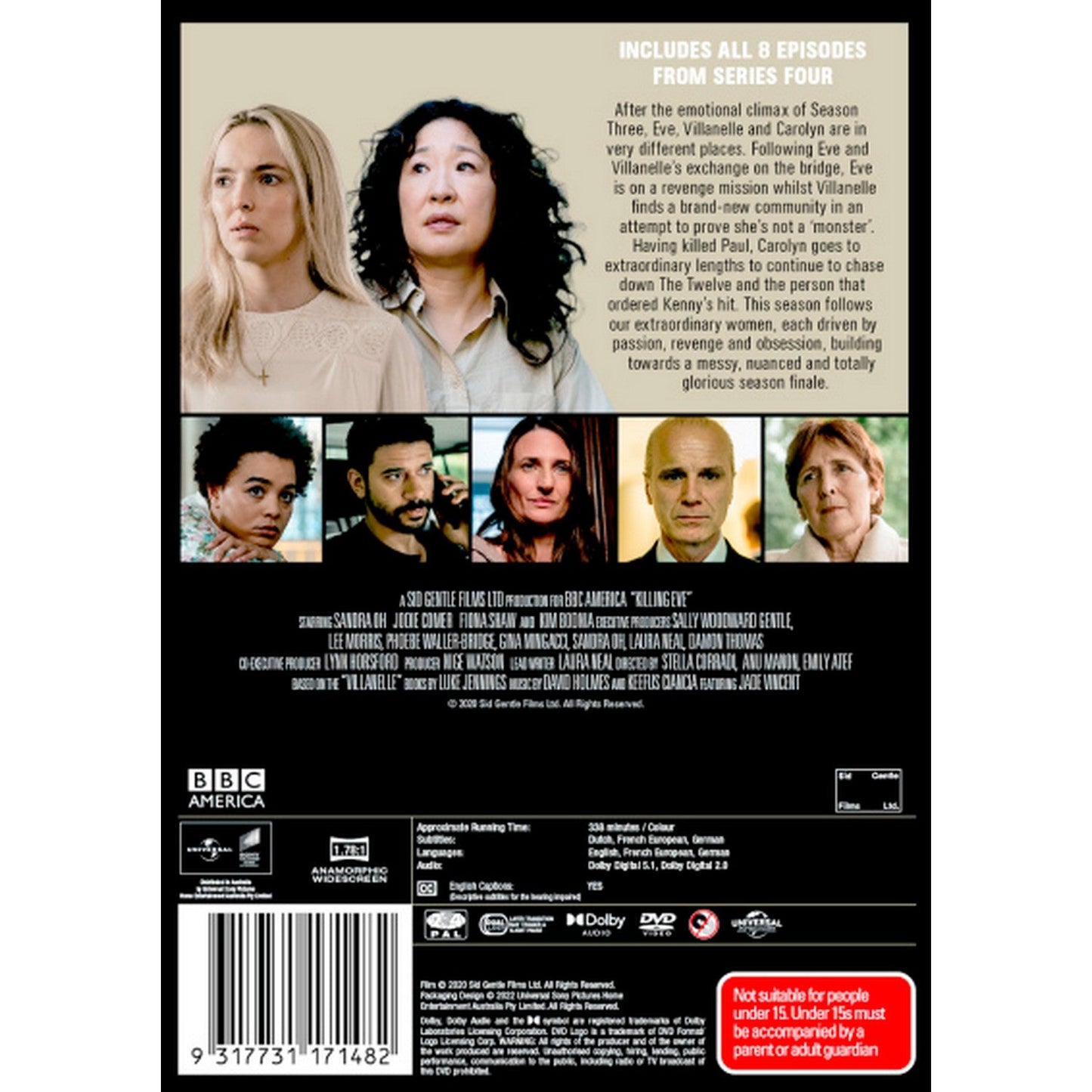 Killing Eve: Season 4 (The Final Obsession) DVD