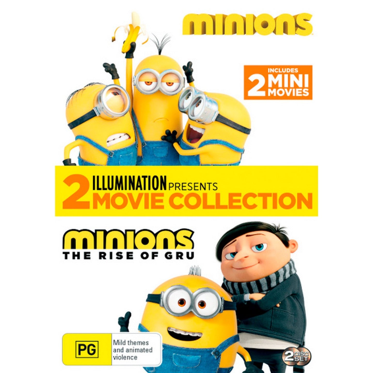 Minions / Minions: The Rise of Gru DVD Box Set