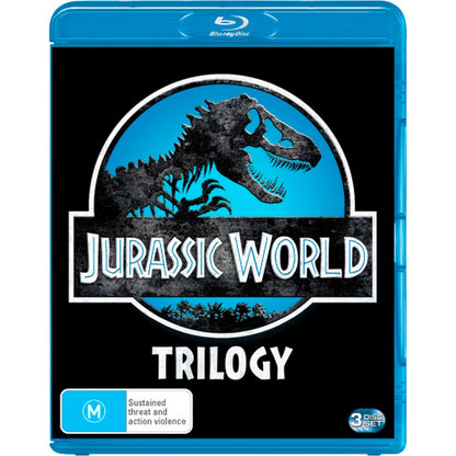 Jurassic World Trilogy: Jurassic World / Jurassic World: Fallen Kingdom / Jurassic World: Dominion Blu-Ray