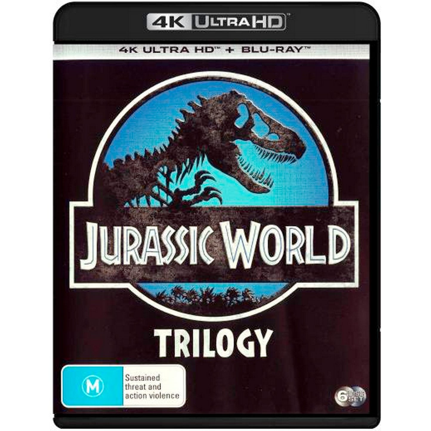 Jurassic World: Trilogy: Jurassic World / Jurassic World: Fallen Kingdom / Jurassic World: Dominion  4K UltraHD + Blu-Ray