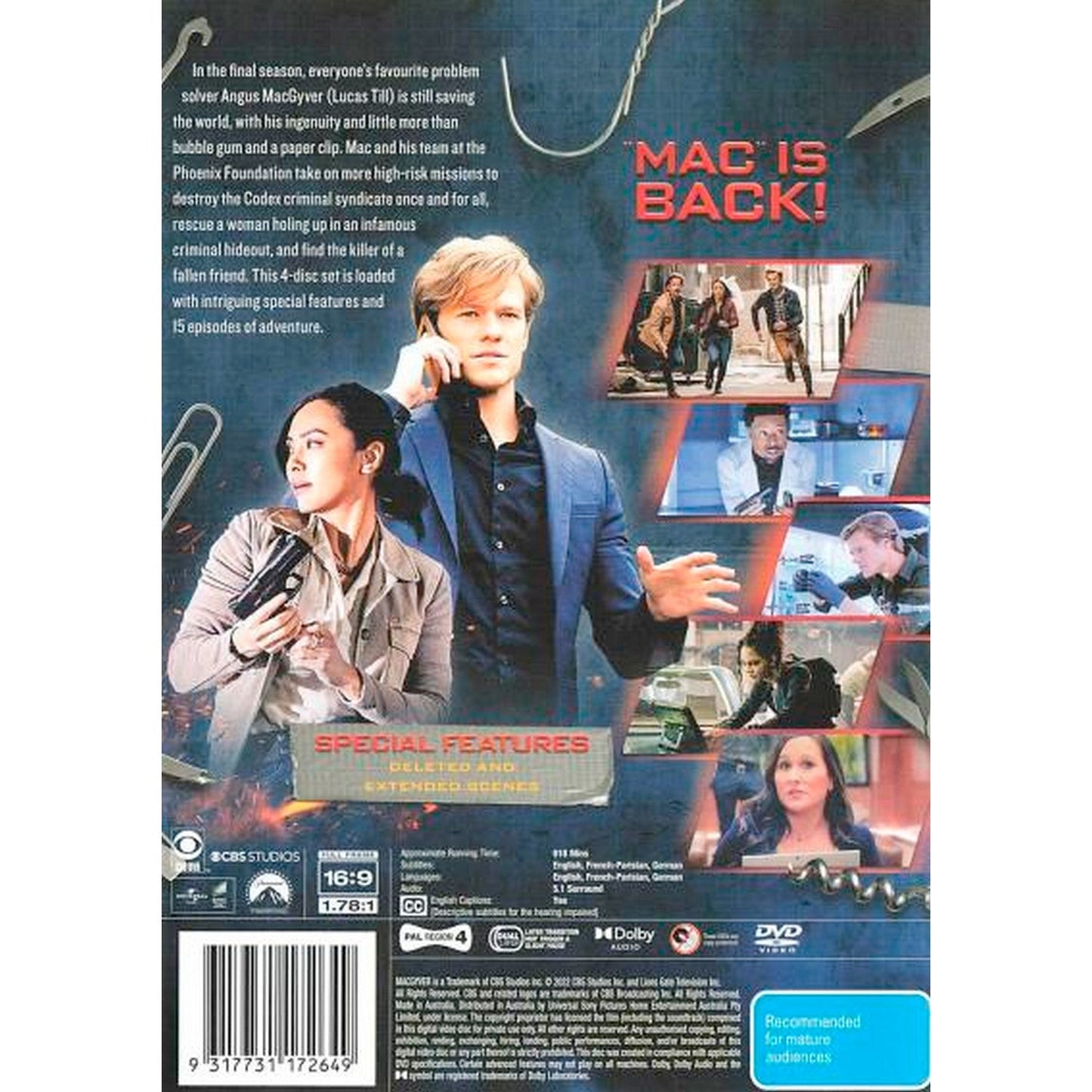 MacGyver (2016): Season 5 (The Final Season) DVD