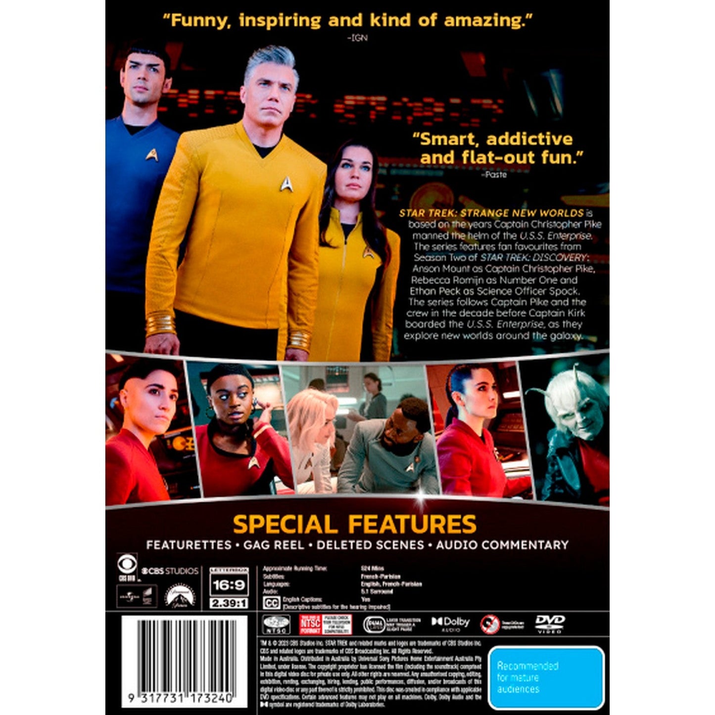 Star Trek: Strange New Worlds: Season 1 DVD