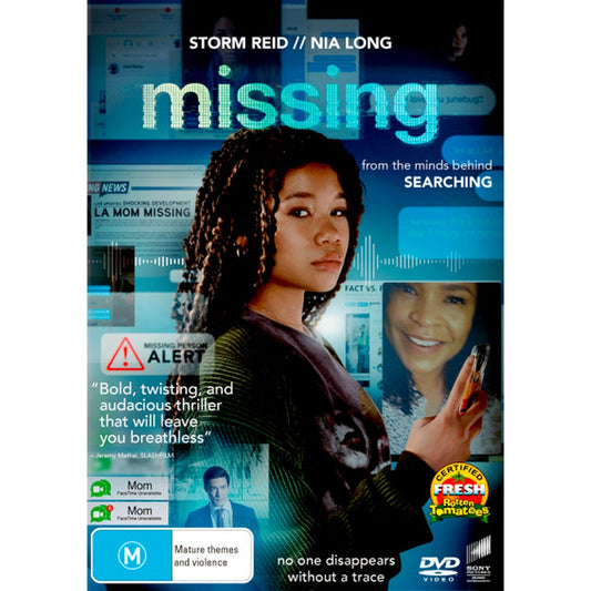 Missing (2023) DVD