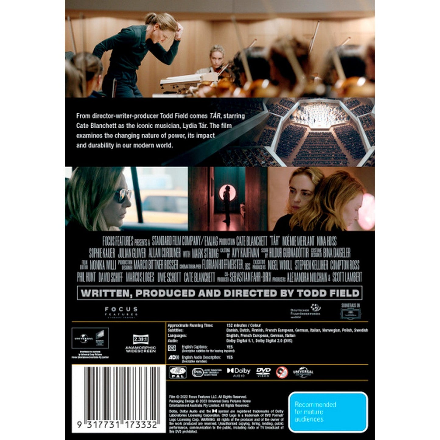 Tar (2022) DVD