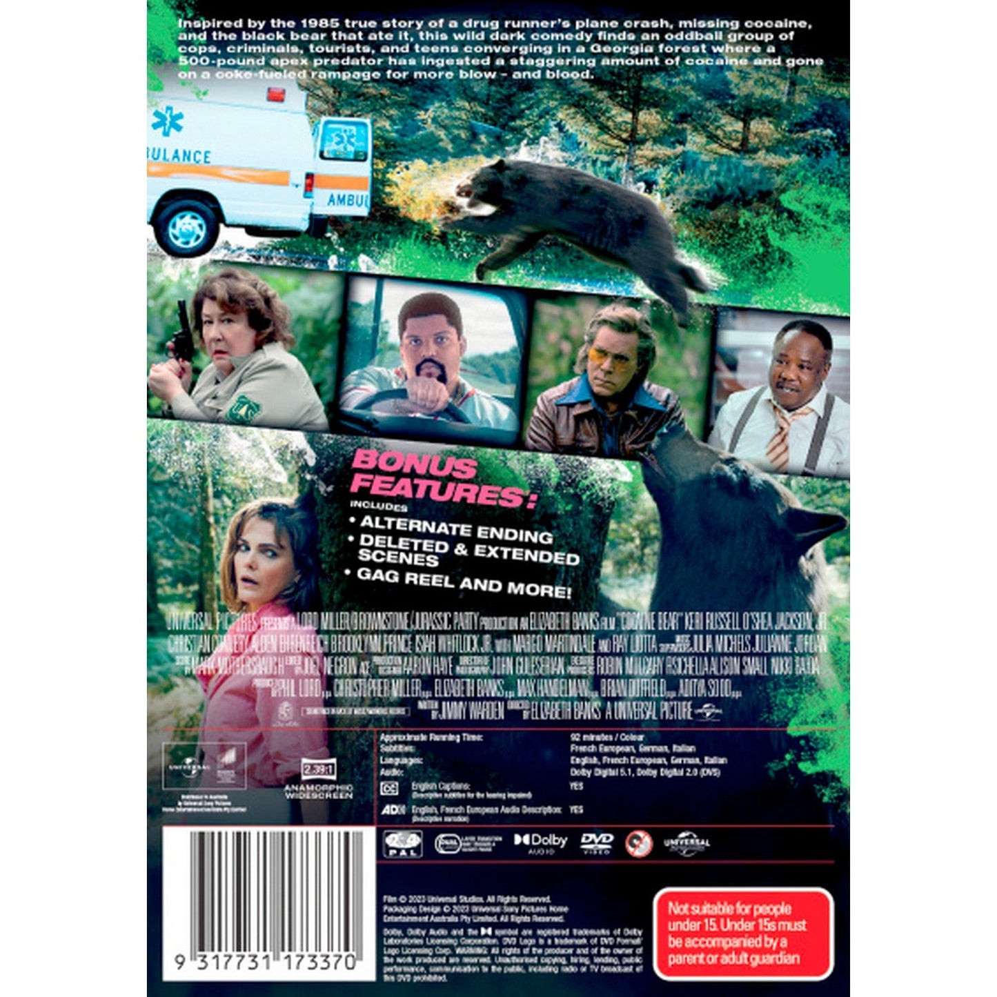 Cocaine Bear DVD