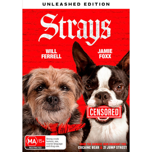 Strays (2023) (Censored - Unleashed Edition) DVD