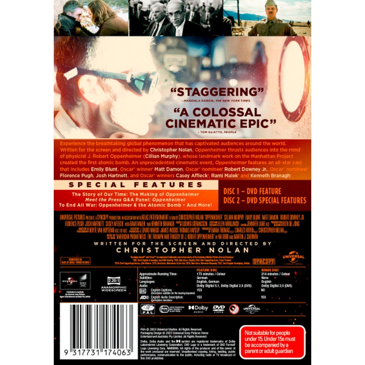 Oppenheimer DVD