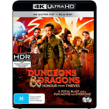 Dungeons & Dragons: Honour Among Thieves 4K UltraHD + Blu-Ray