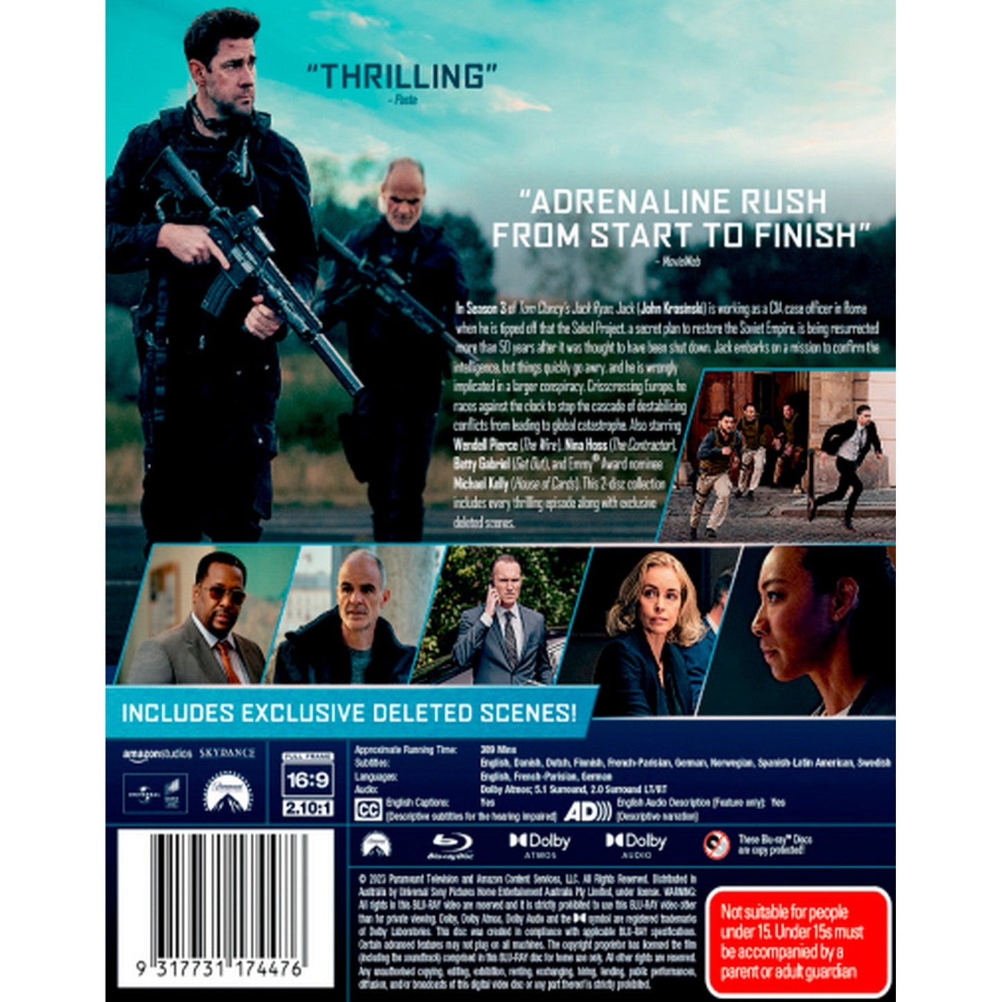 Tom Clancy's Jack Ryan: Season 3 Blu-Ray