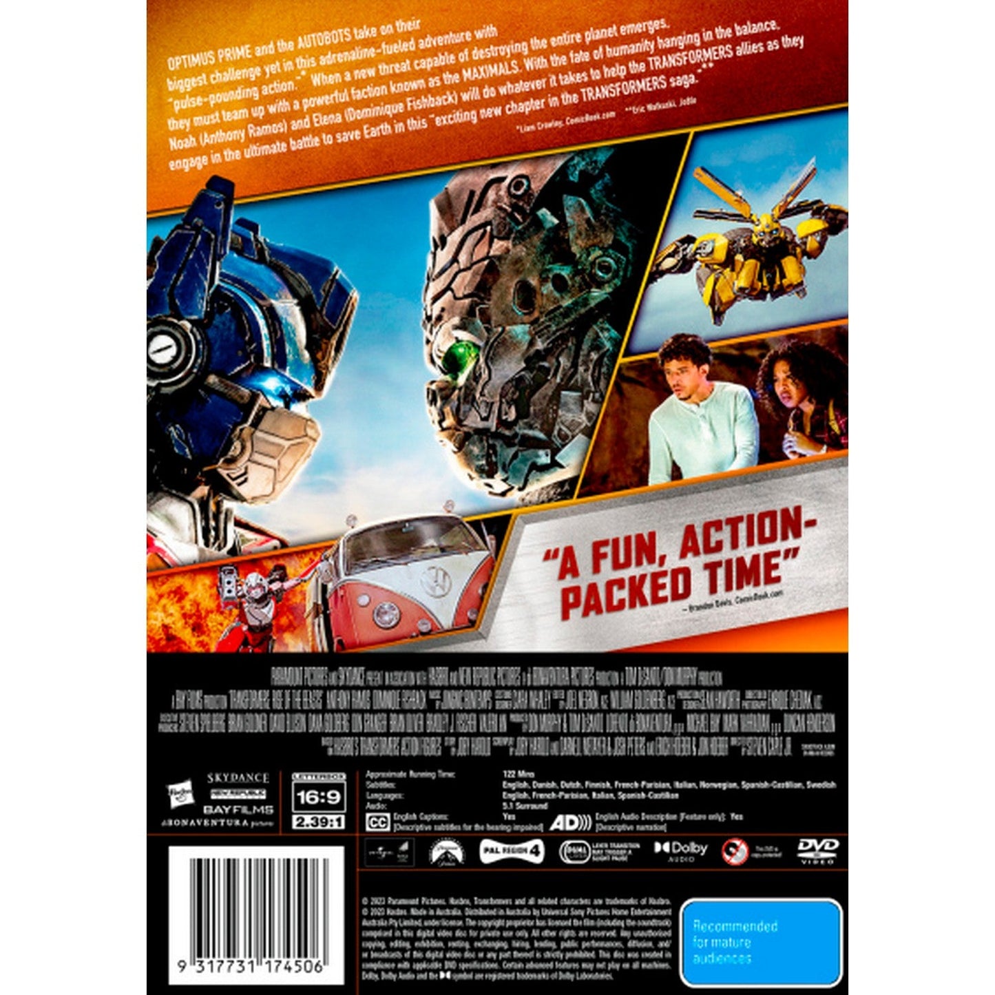 Transformers: Rise of the Beasts DVD