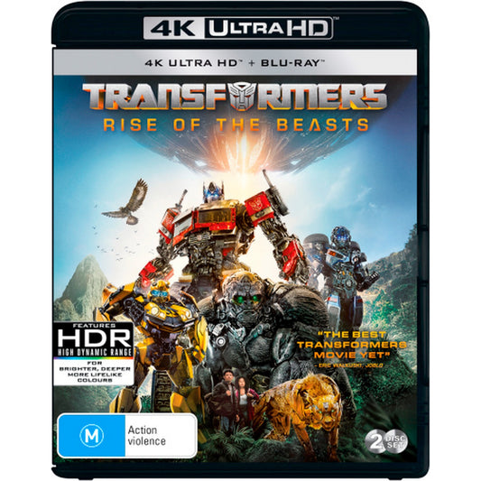 Transformers: Rise of the Beasts 4K UltraHD + Blu-Ray