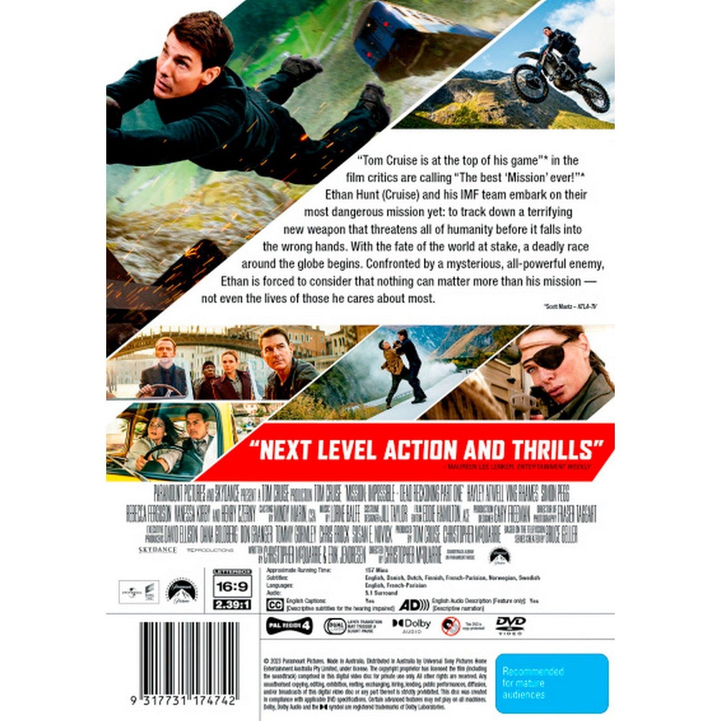 Mission: Impossible - Dead Reckoning DVD