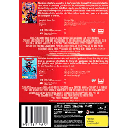 Spider-Man: Into the Spider-Verse / Spider-Man: Across the Spider-Verse - 2-Movie Collection DVD Box Set