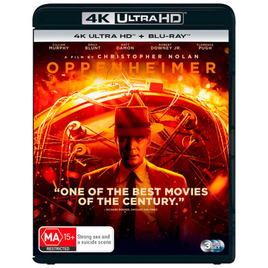 Oppenheimer 4K UltraHD + Blu-Ray