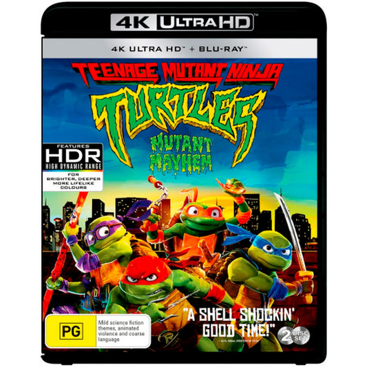 Teenage Mutant Ninja Turtles: Mutant Mayhem 4K UltraHD + Blu-Ray