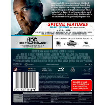 The Equalizer 3 4K UltraHD + Blu-Ray