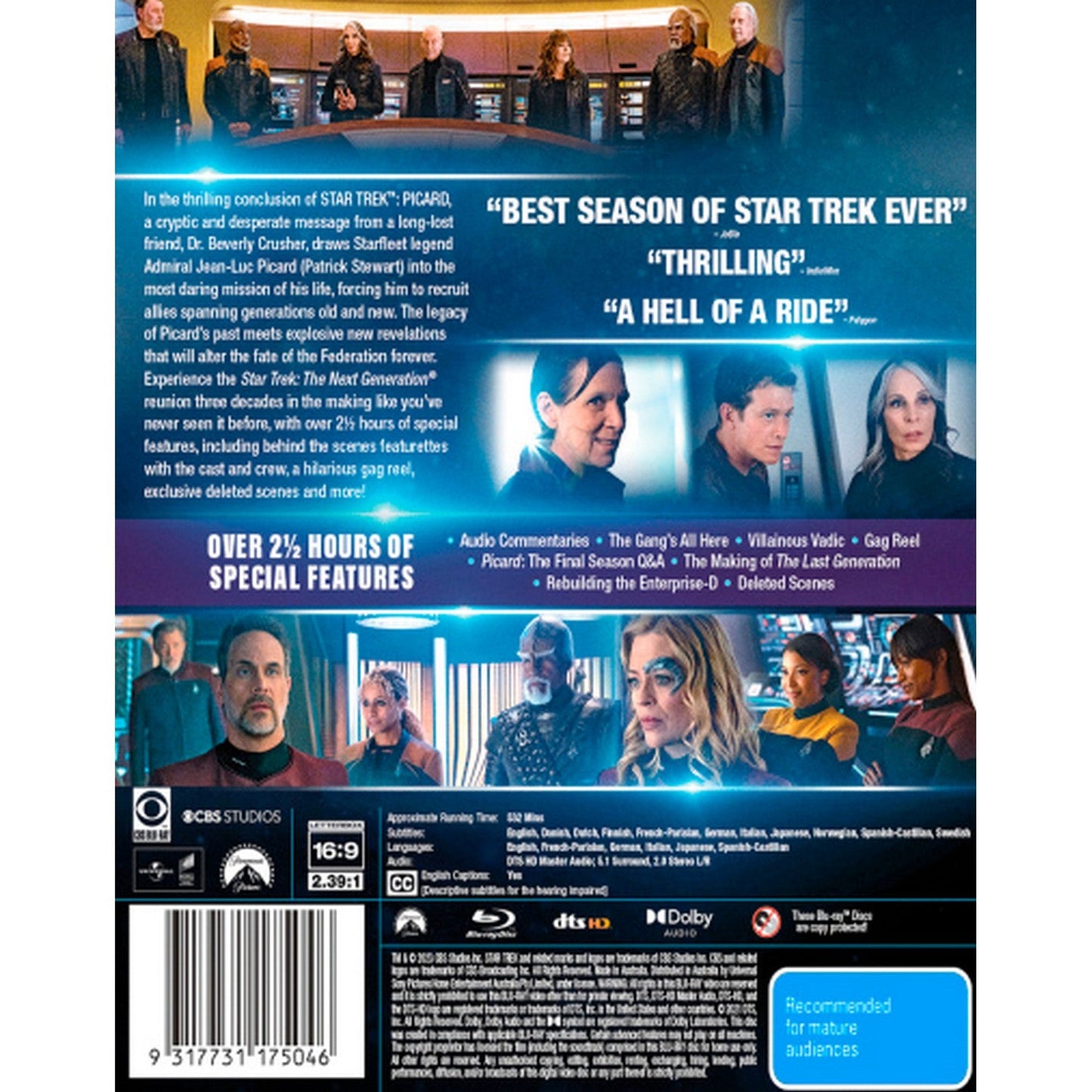 Star Trek: Picard: Season 3 (The Final Season) Blu-Ray