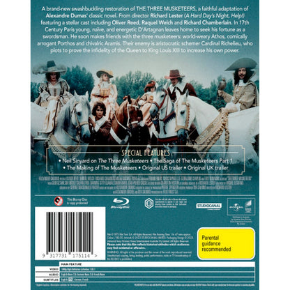 The Three Musketeers (1973) (Classics Remastered) Blu-Ray