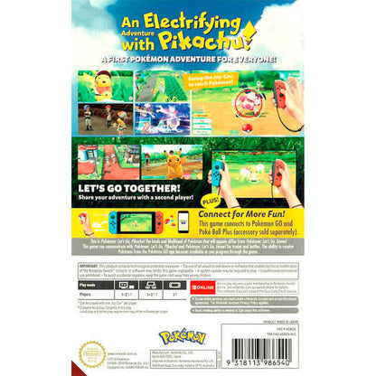 Pokemon Lets Go Pikachu (Nintendo Switch)