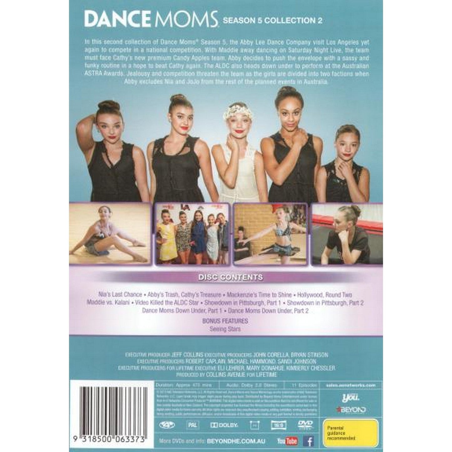 Dance Moms: Season 5 - Collection 2 (Includes Episodes filmed in Australia) DVD