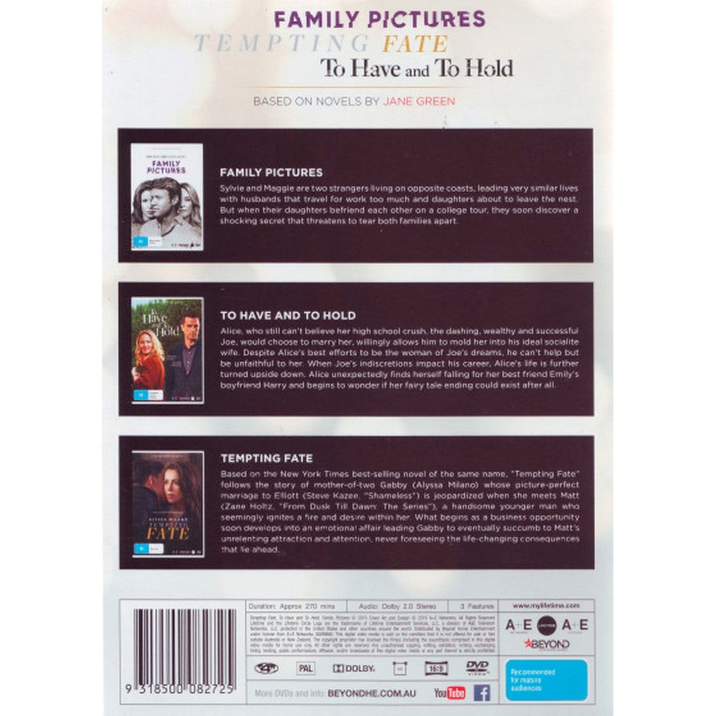 The Jane Green Collection (Family Pictures / Tempting Fate / To Have and to Hold) DVD Box Set