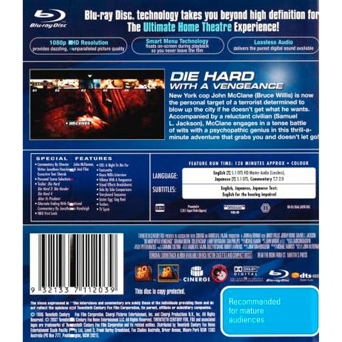 Die Hard With a Vengeance  Blu-Ray