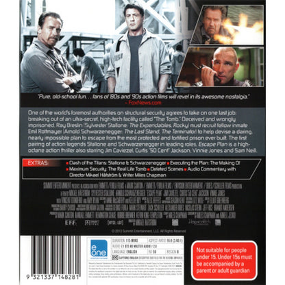 Escape Plan Blu-Ray