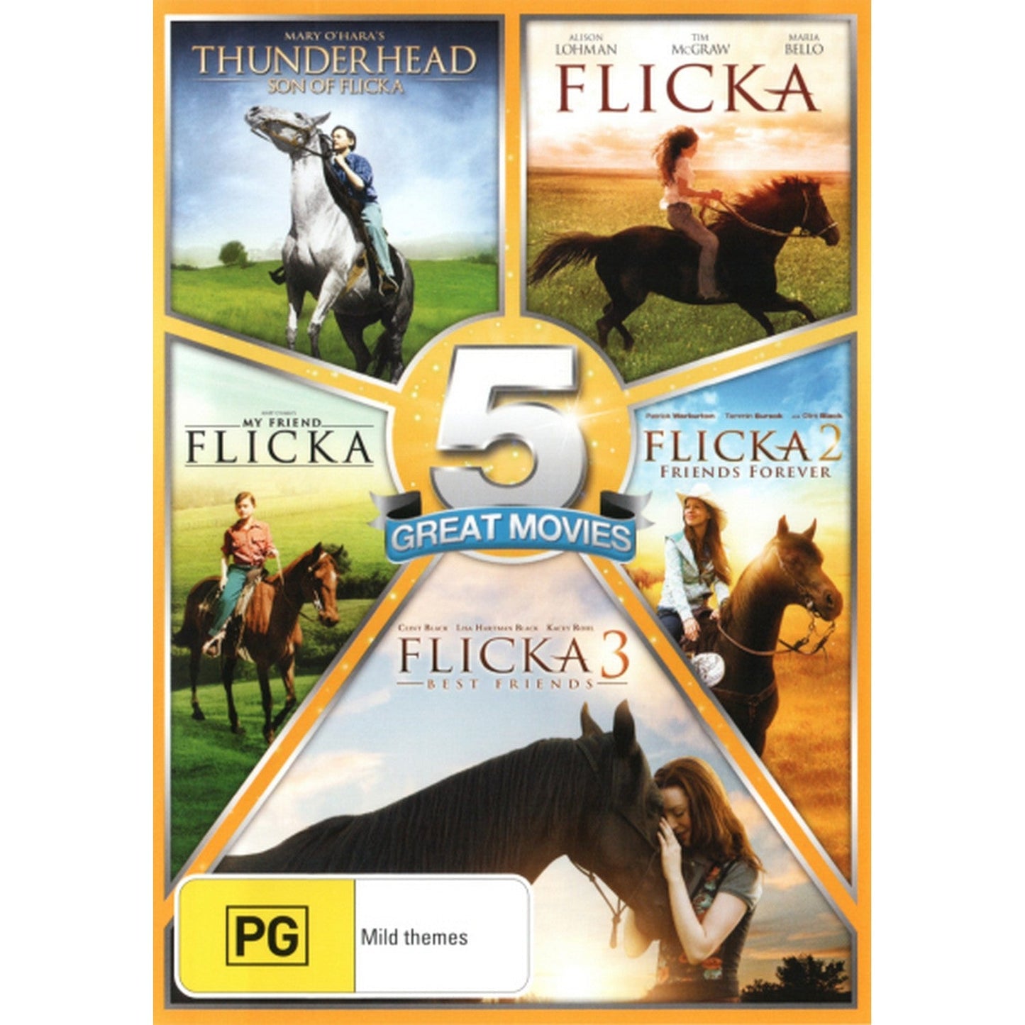 Thunderhead: Son of Flicka / Flicka / My Friend Flicka / Flicka 2: Friends Forever / Flicka 3: Best Friends (5 Great Movies) DVD