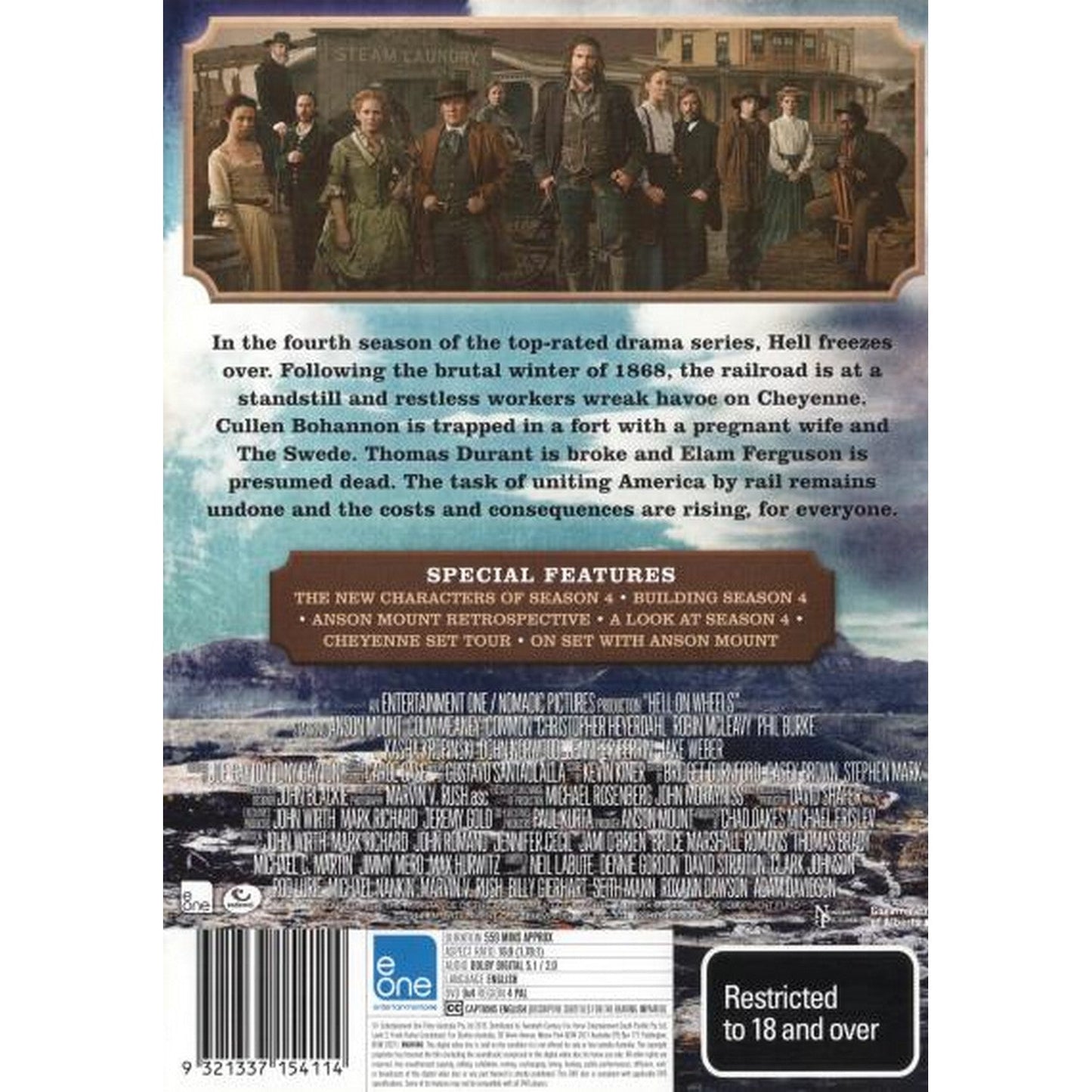 Hell on Wheels: Season 4 DVD