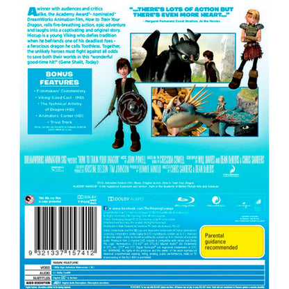 How to Train Your Dragon Blu-Ray