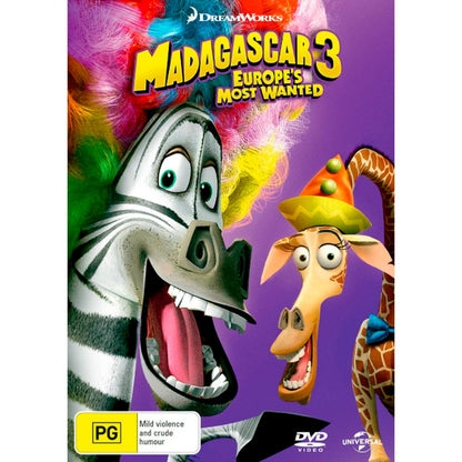 Madagascar 3: Europe's Most Wanted DVD