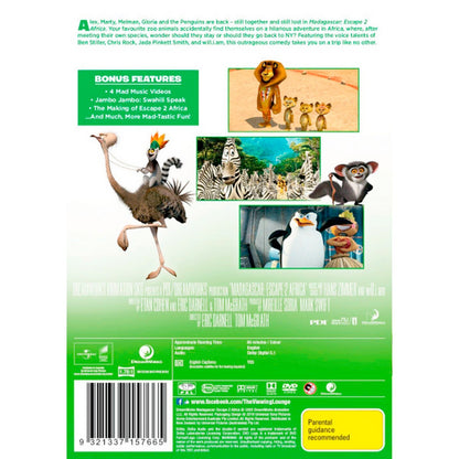 Madagascar: Escape 2 Africa DVD