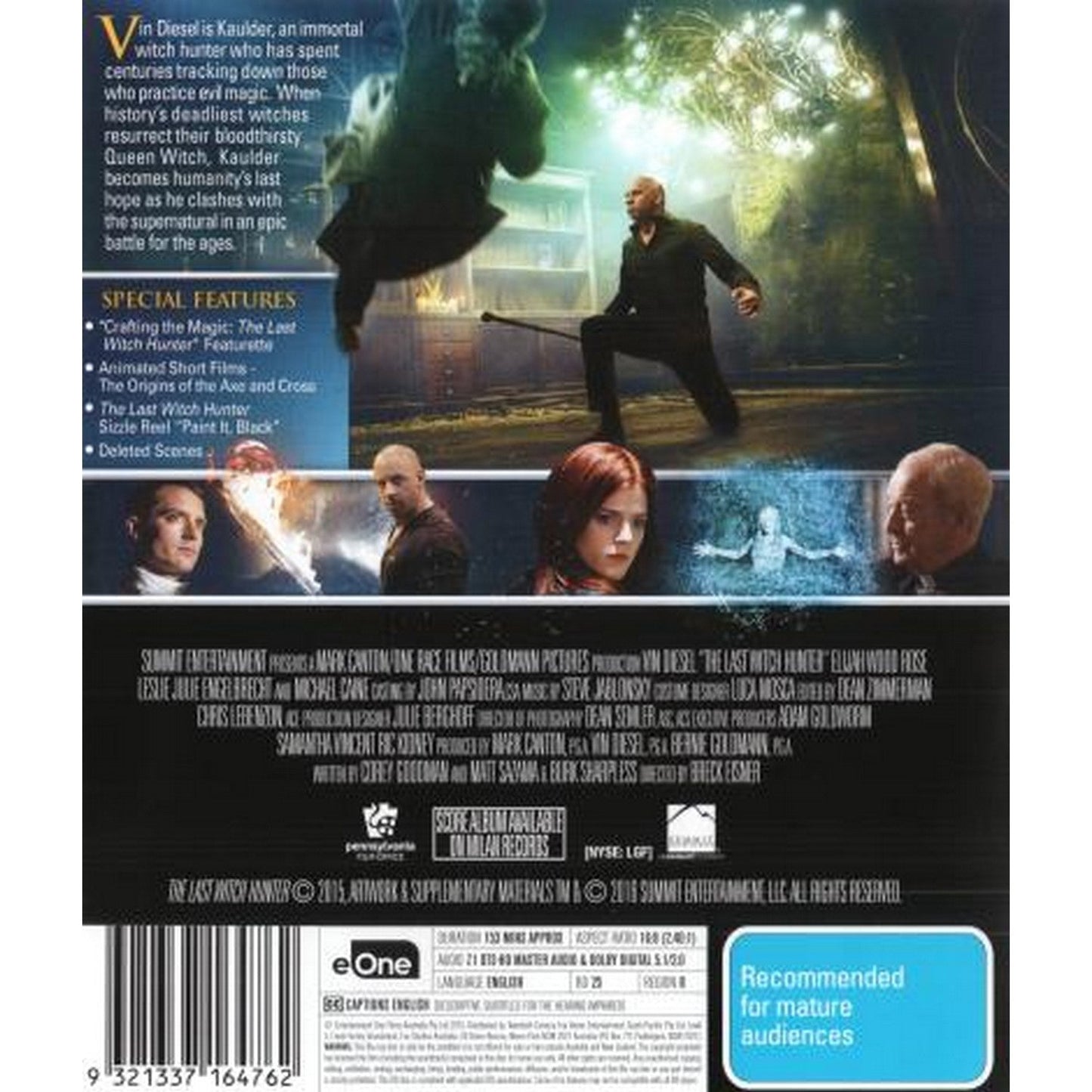 The Last Witch Hunter Blu-Ray