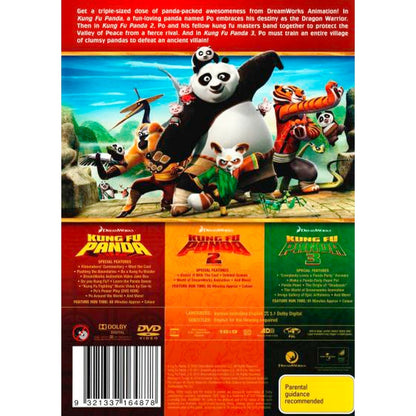 Kung Fu Panda: 3-Movie Collection (Kung Fu Panda / Kung Fu Panda 2 / Kung Fu Panda 3) DVD Box Set