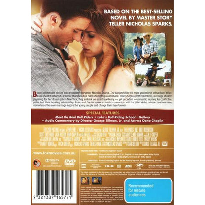 The Longest Ride DVD