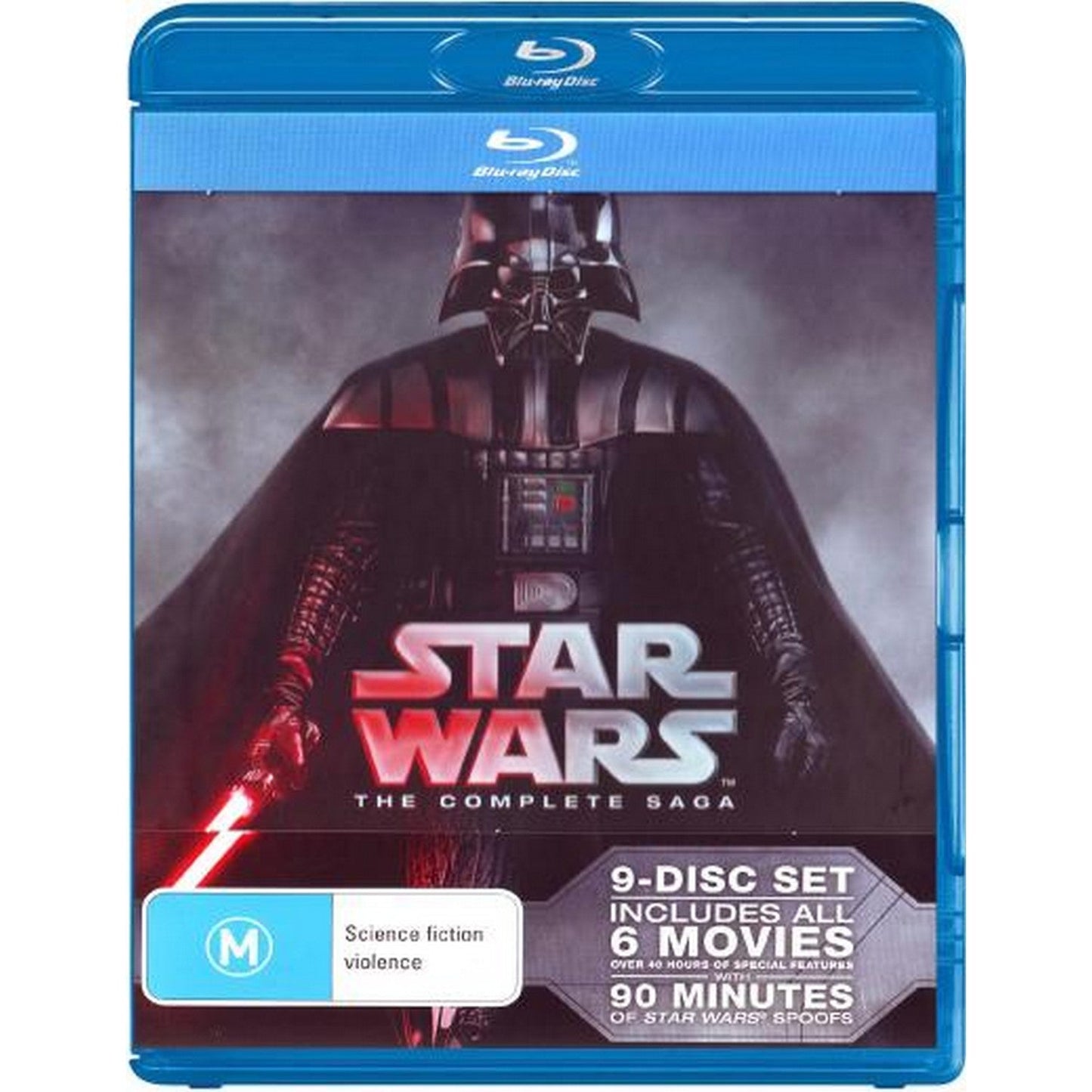 Star Wars: The Complete Saga (Phantom Menace/Attack of the Clones/Revenge of the Sith/A New Hope/Empire Strikes Back/Return of the Jedi) Blu-Ray