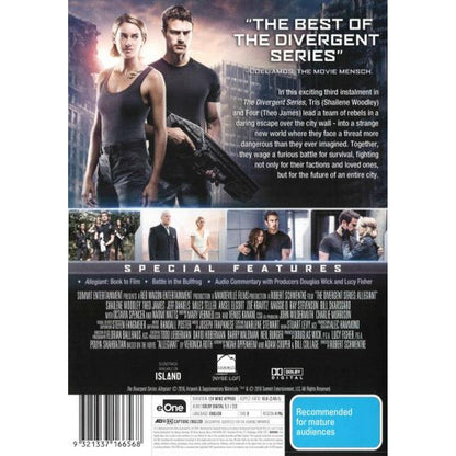 Allegiant (The Divergent Series) DVD