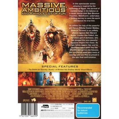 Gods of Egypt DVD