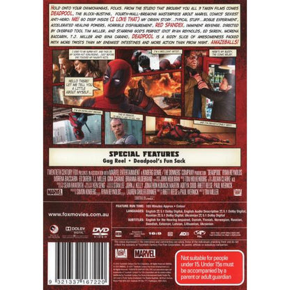 Deadpool DVD