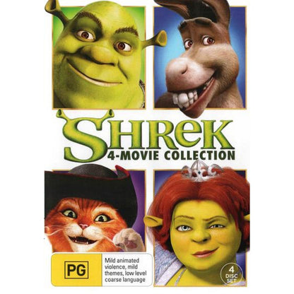 Shrek: 4-Movie Collection (Shrek / Shrek 2 / Shrek the Third / Shrek Forever After) DVD Box Set