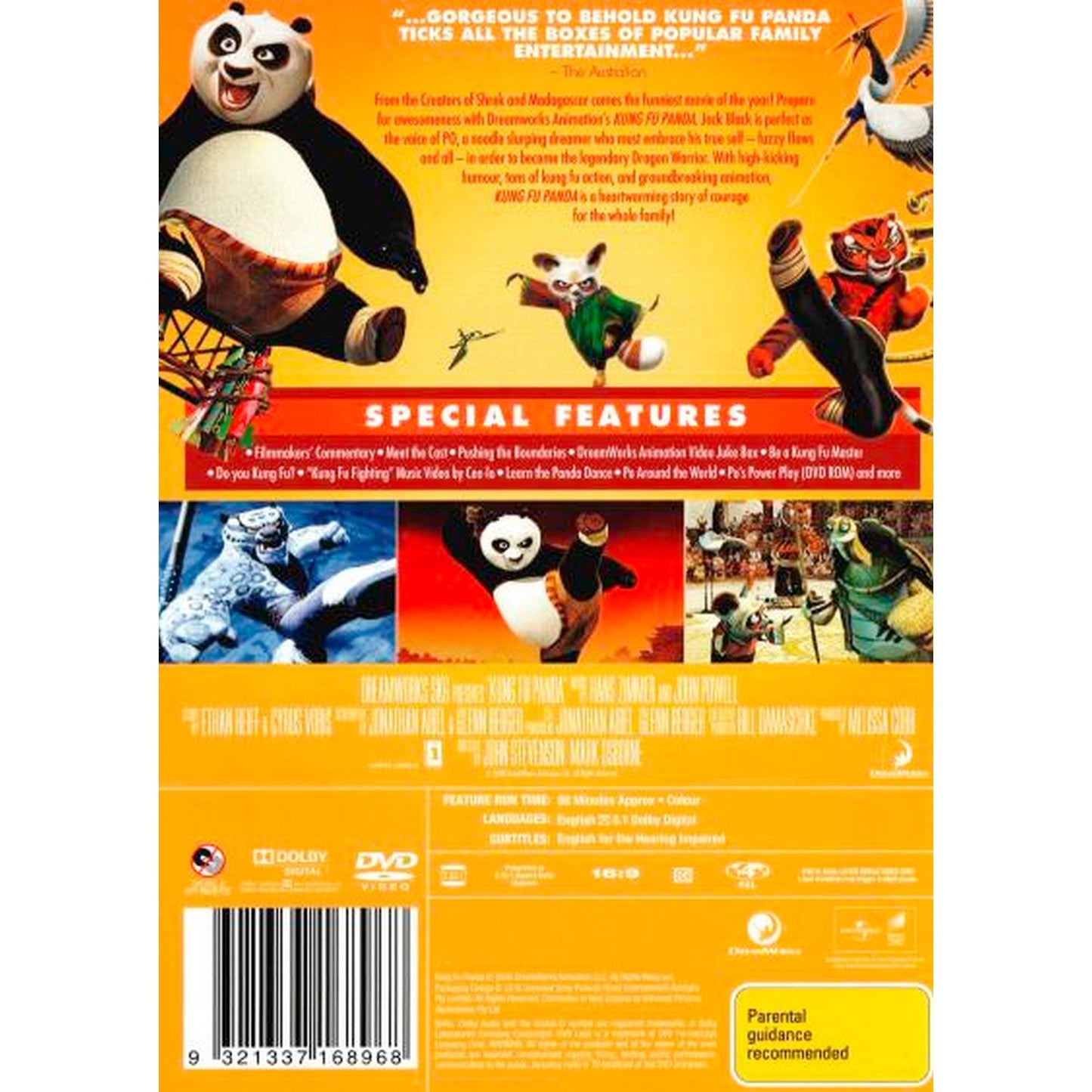 Kung Fu Panda DVD