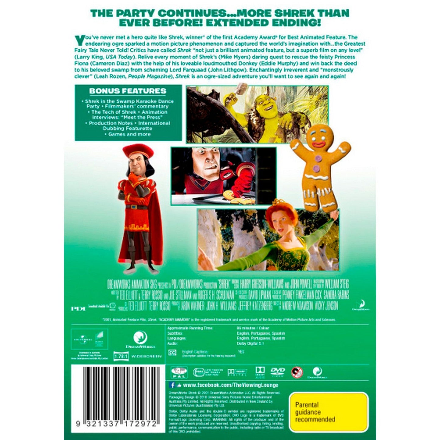 Shrek DVD