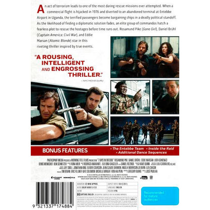 7 Days in Entebbe DVD