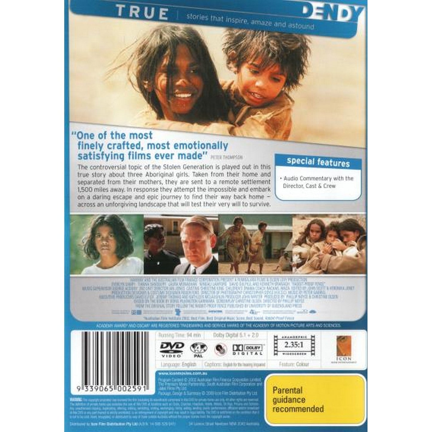 Rabbit Proof Fence DVD