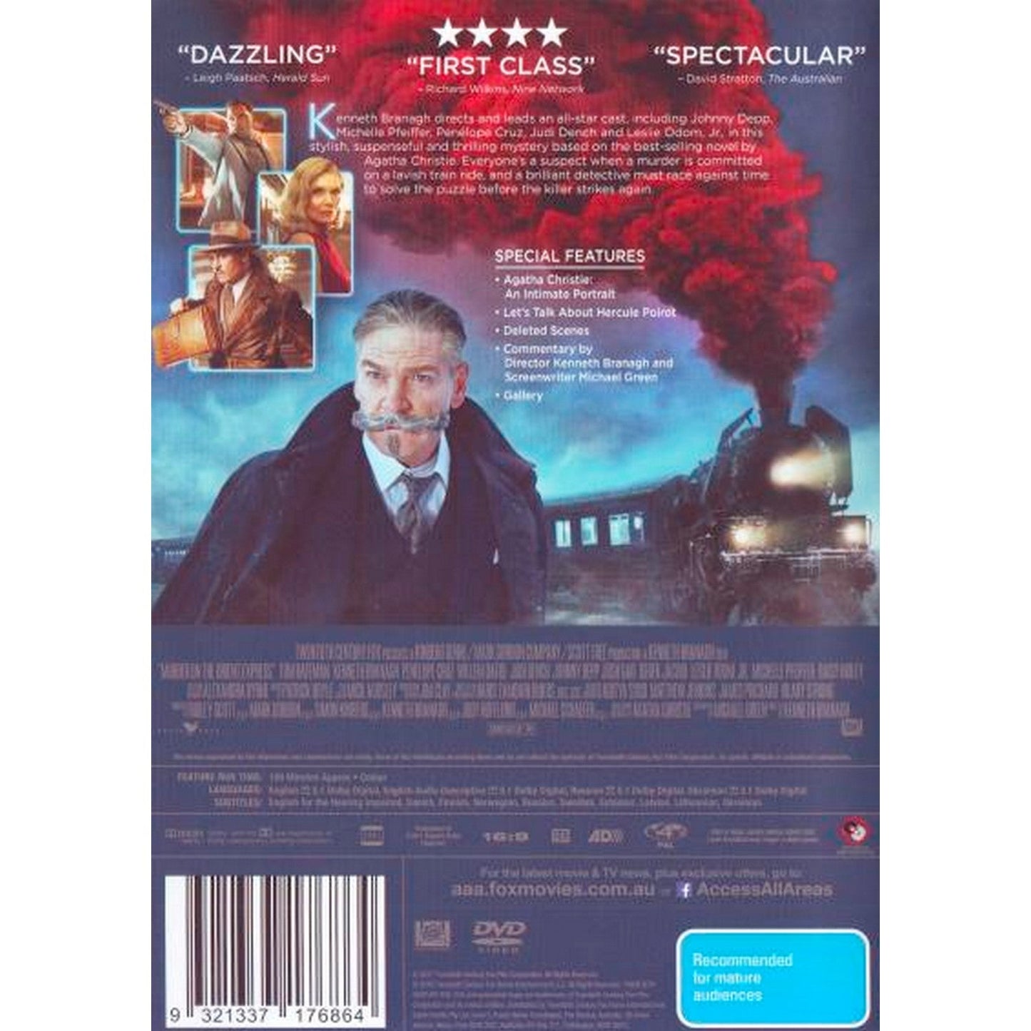 Murder on the Orient Express (2017) DVD