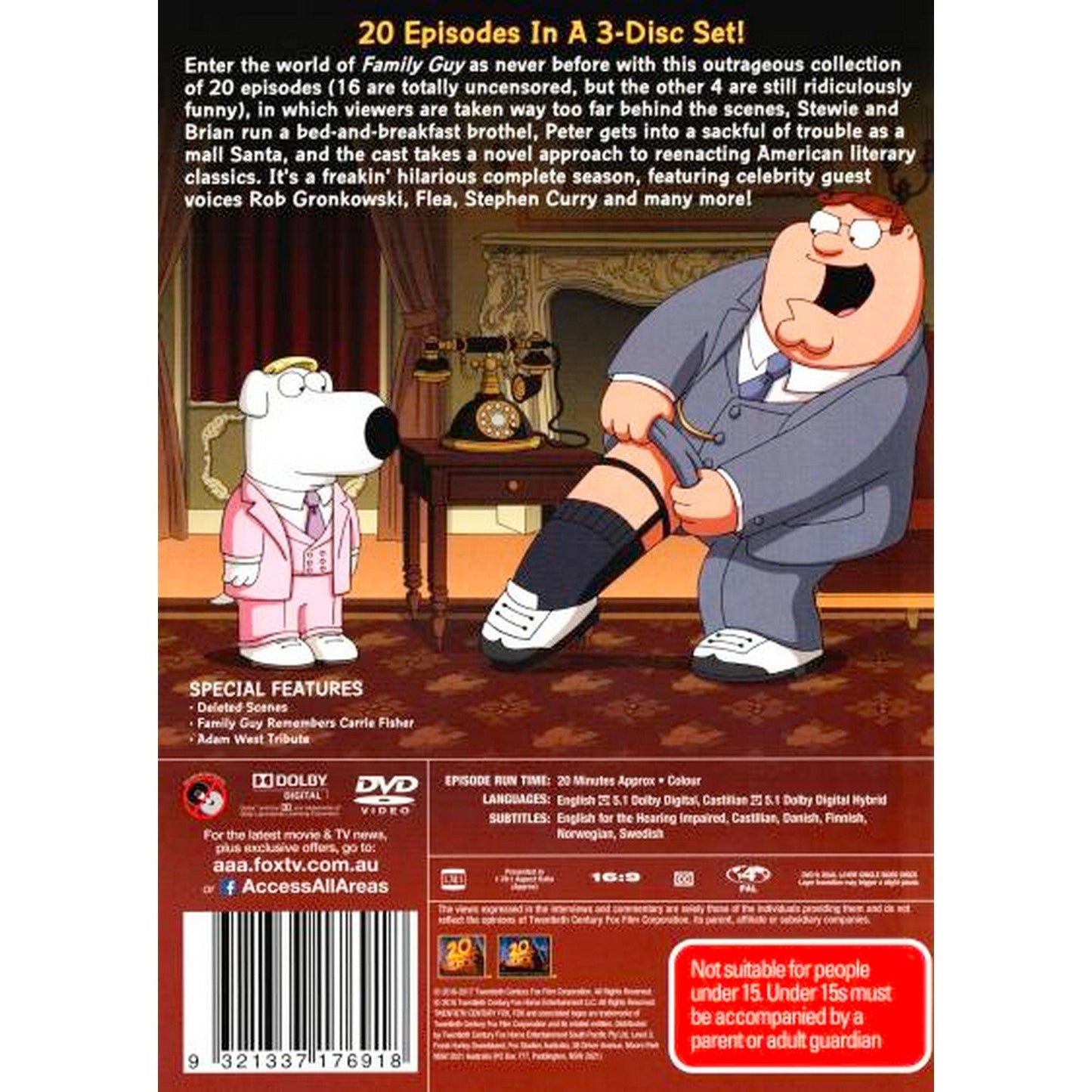 Family Guy: Season 17 DVD