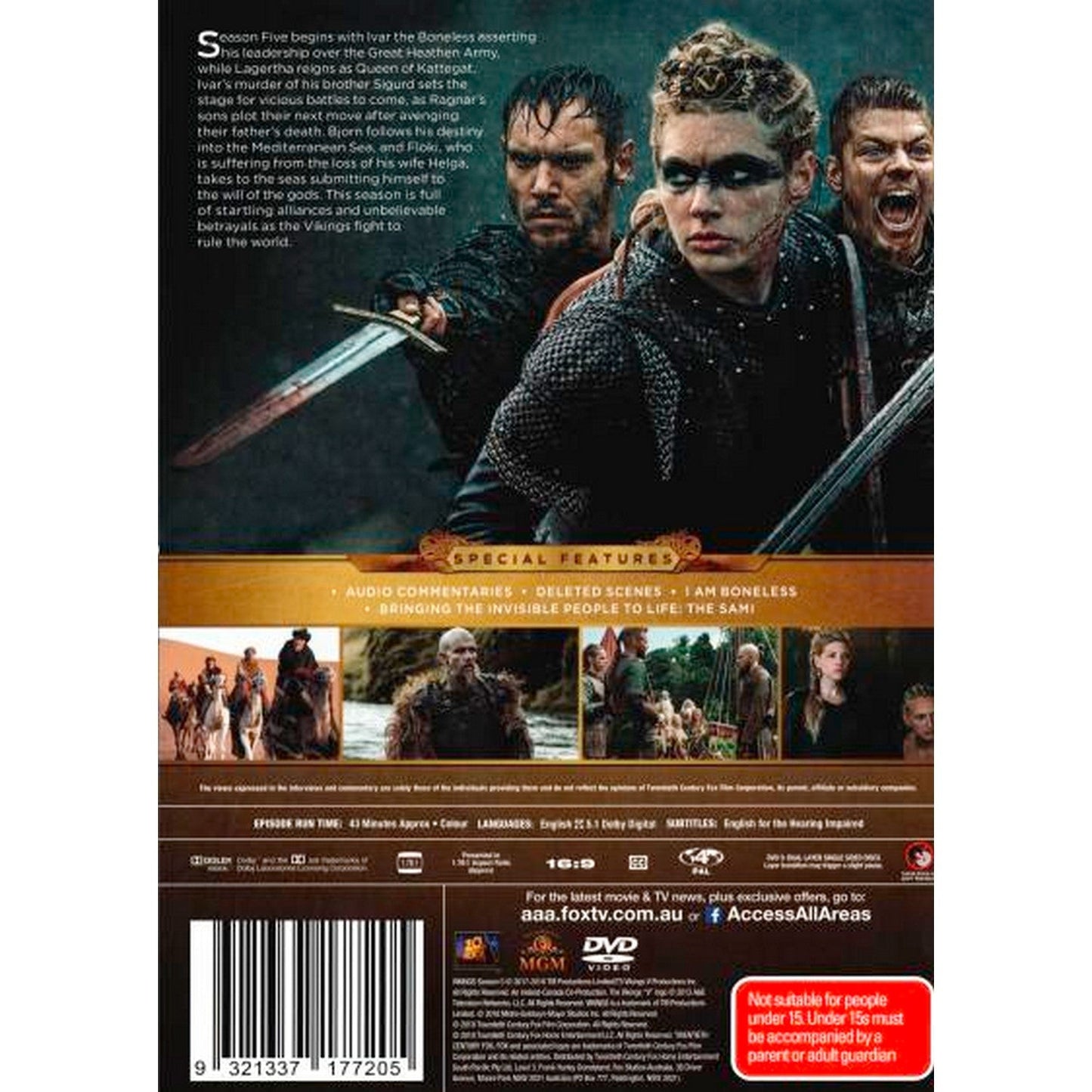 Vikings: Season 5 - Volume 1 DVD