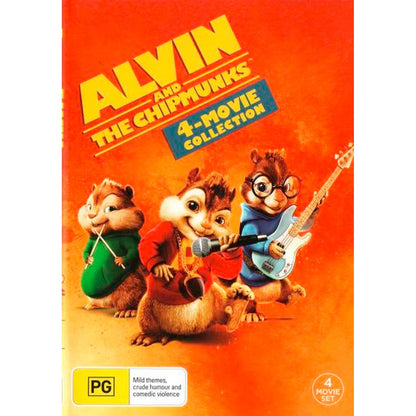 Alvin and the Chipmunks: 4 Movie Collection (Alvin and the Chipmunks / Chipwrecked / Squeakquel / The Road Trip) DVD